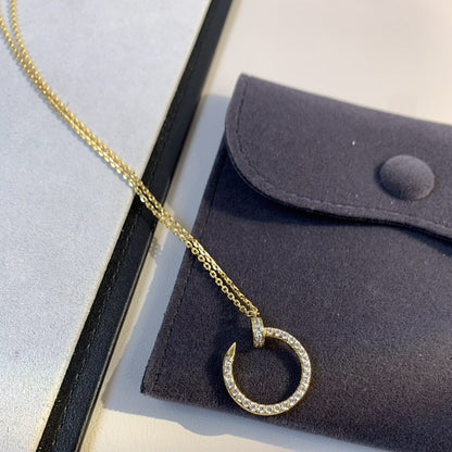 [WZQ]JUSTE NECKLACE GOLD DIAMONDS