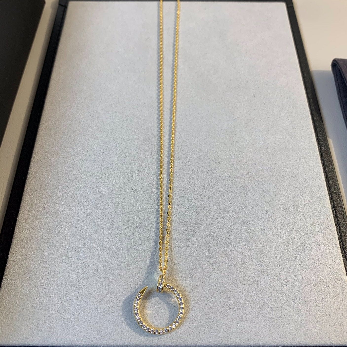 [WZQ]JUSTE NECKLACE GOLD DIAMONDS