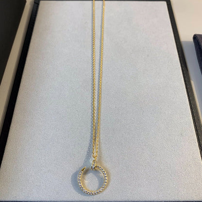 [WZQ]JUSTE NECKLACE GOLD DIAMONDS