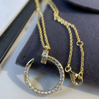 [WZQ]JUSTE NECKLACE GOLD DIAMONDS