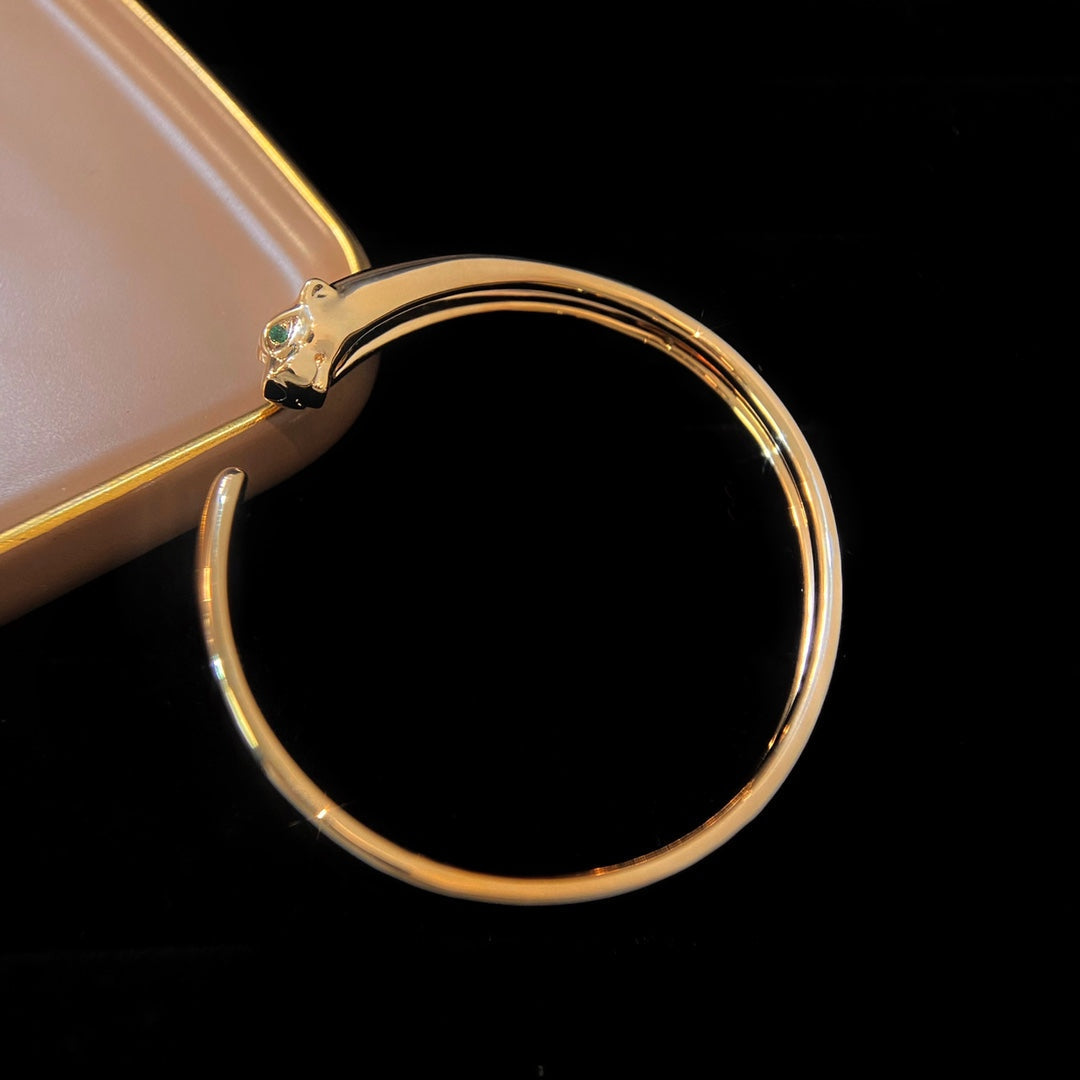 [WZQ]PANTHERE GOLD OPEN BRACELET