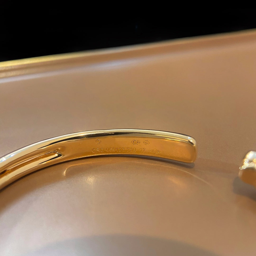 [WZQ]PANTHERE GOLD OPEN BRACELET
