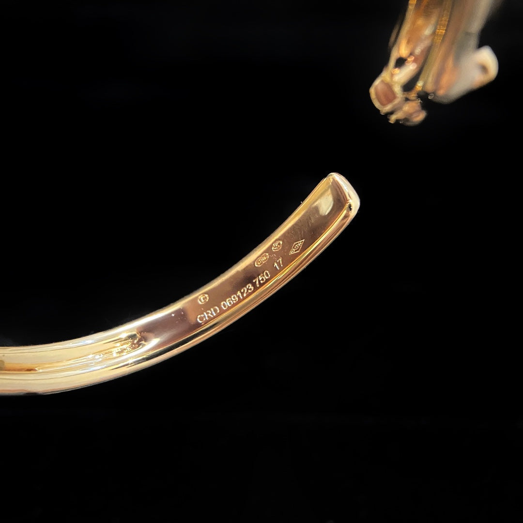 [WZQ]PANTHERE GOLD OPEN BRACELET