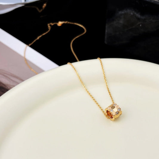 [WZQ]BEE MINI PEDANT DIAMOND NECKLACE