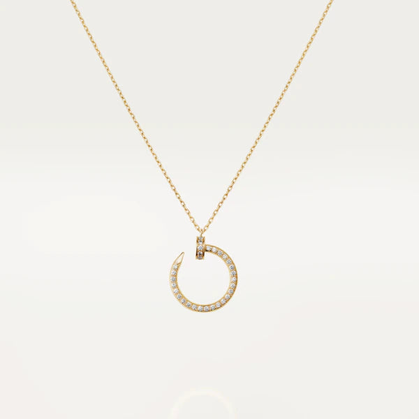 [WZQ]JUSTE NECKLACE GOLD DIAMONDS