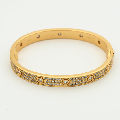 [WZQ]LOVE BRACELET 6.1MM DIAMOND-PAVED 10 BIG DIAMONDS