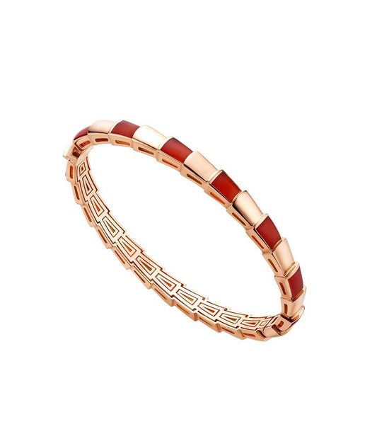 [WZQ]SERPENTI BRACELET PINK GOLD RUBELLITE