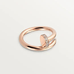 [WZQ]JUSTE RING 2.65MM PINK GOLD DIAMOND